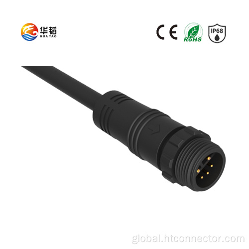 Ip68 M16 Waterproof Connector M16 D-02 Waterproof connector with Metal nut Supplier